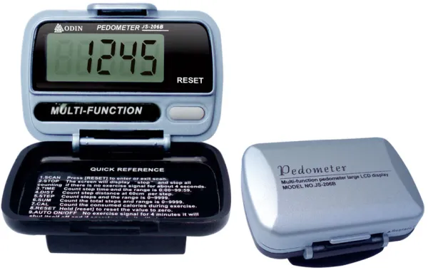 Odin Professionel Skridttæller Grå